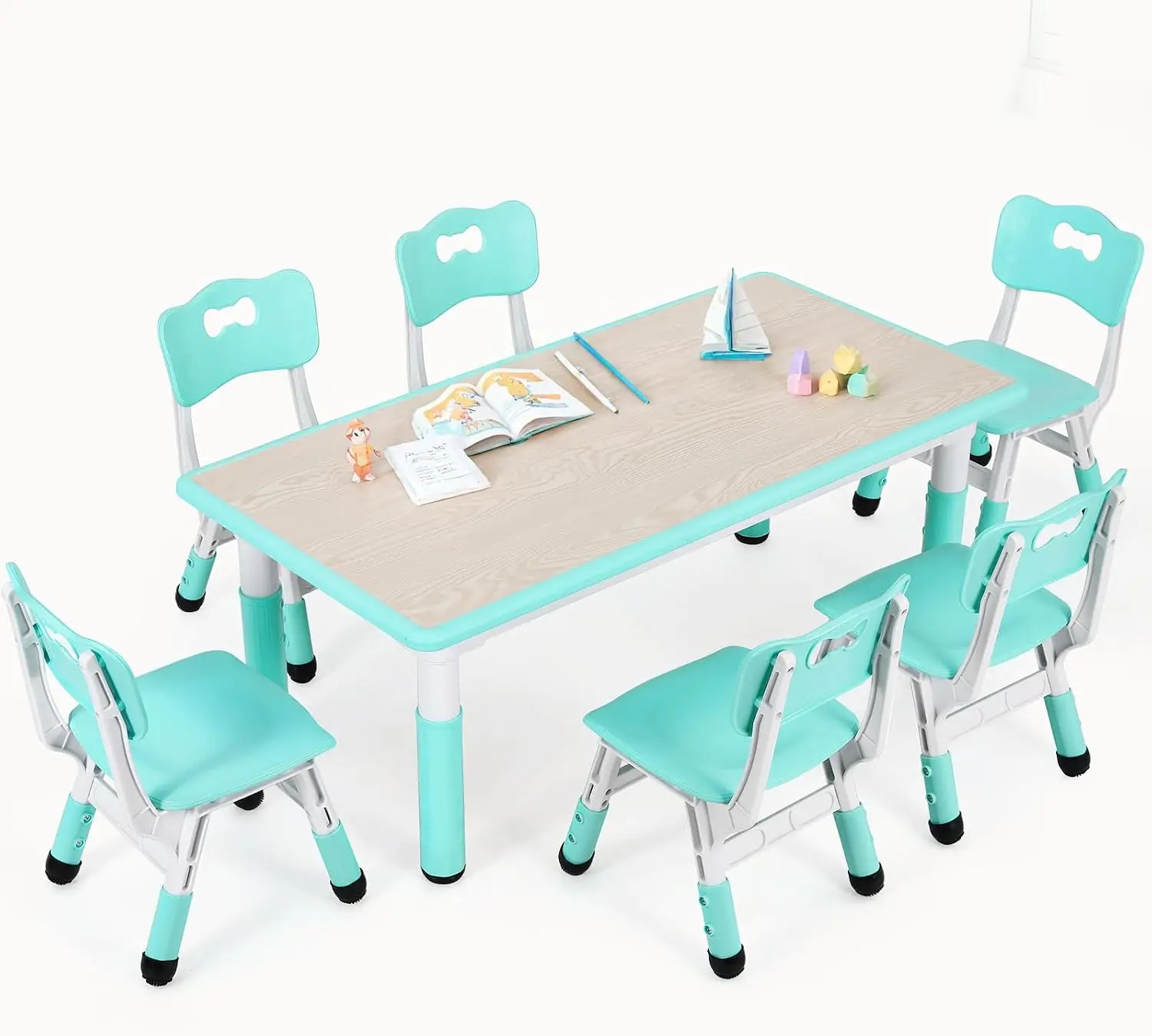 Art Craft For Preschool - Ensemble de table et 6 chaises