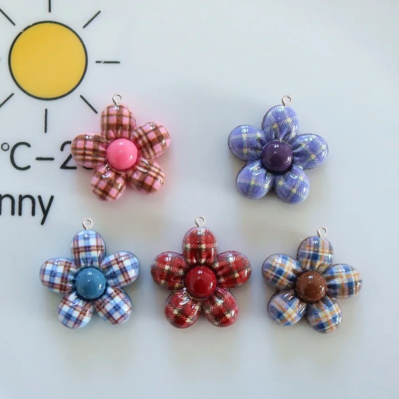 Art Craft Bag - 10 Pendentifs en résine planaire motif