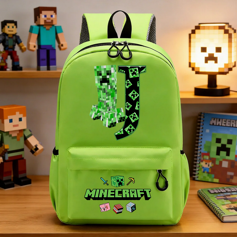 Art Craft Market - Sac à dos scolaire vert Miner