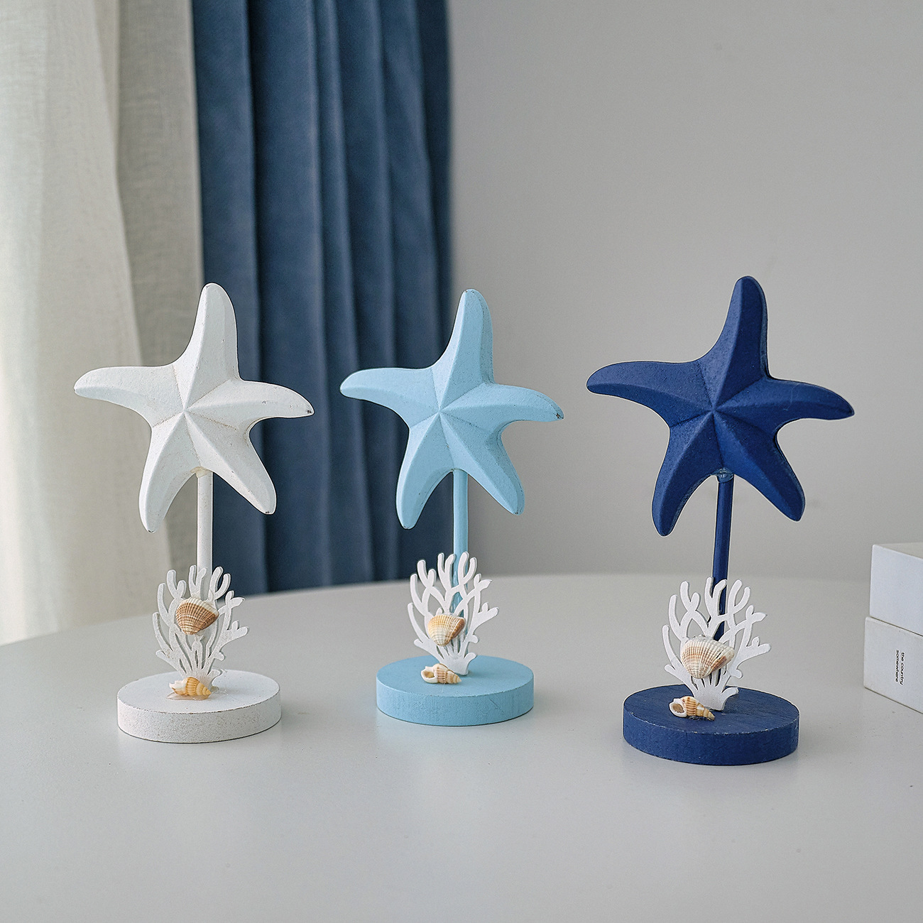 Art Craft Restaurant - Lot de 3 décorations en bois