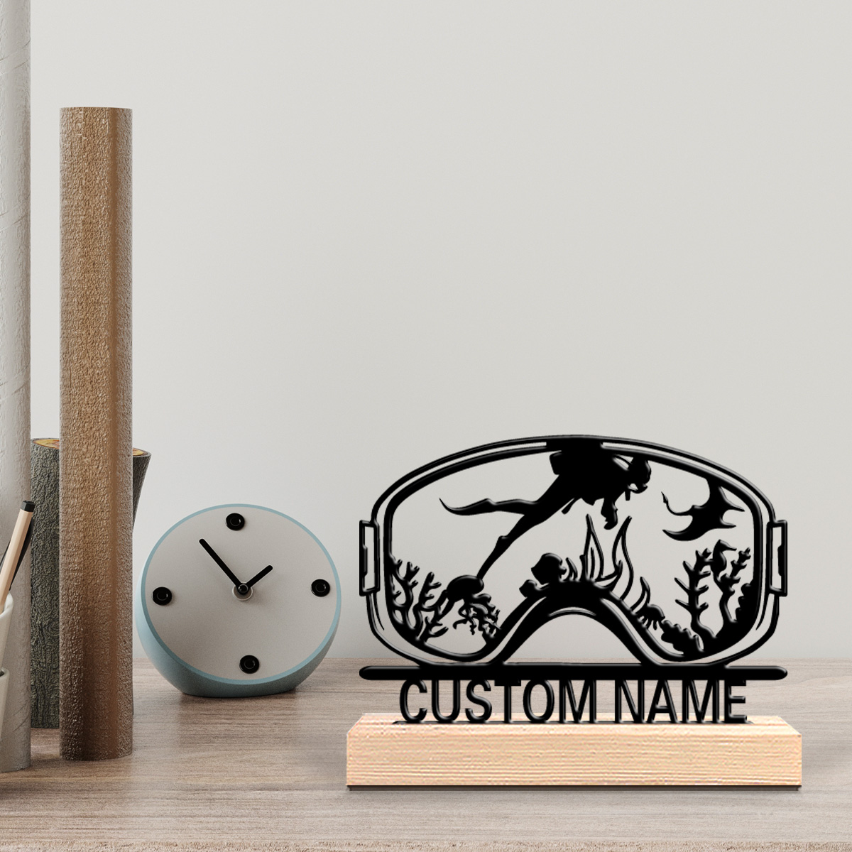 Art Craft Christmas - Décoration murale personnalisée en bois sur