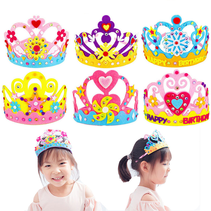 Art Craft For Kindergarten - Bricolage artisanat jouet couronne papier créatif
