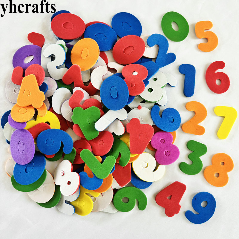 Art And Craft Letter Z - 150 pièces mixte couleur 0-9 chiffres
