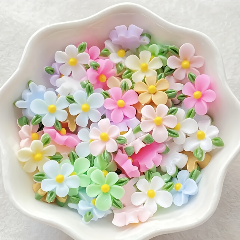 Art Craft Leaves - 20 breloques miniatures en résine en