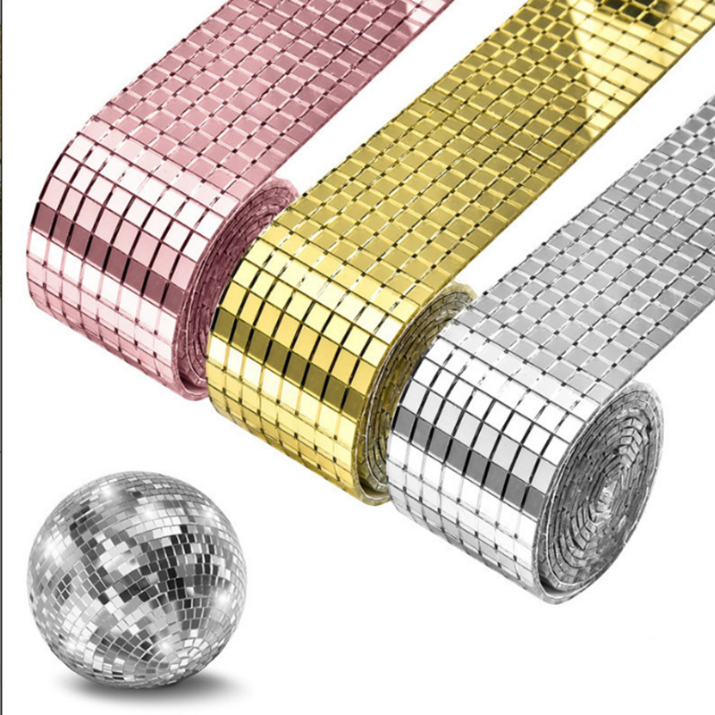Art Craft Mirror - Autocollants mosaïque miroir carrés miniatures en