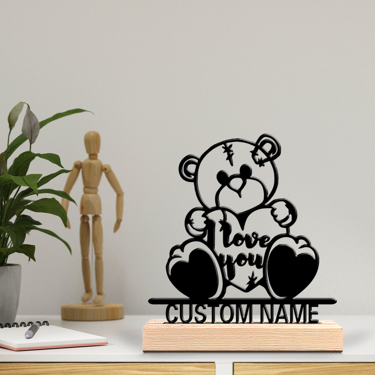 Art Craft Gifts - 1 pièce Statue en métal personnalisable