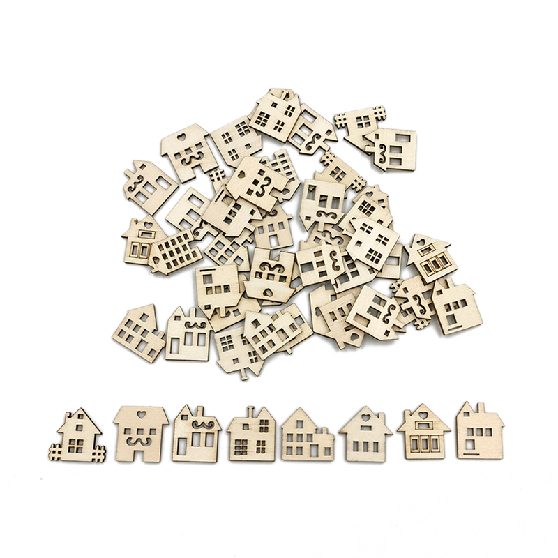 Art Craft For Preschool - Tranches de bois non peintes pour