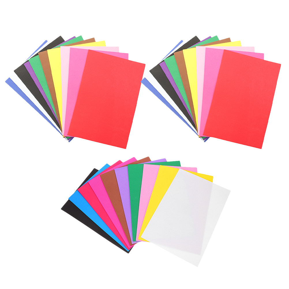 Art Craft For Preschool - 30 Feuilles de Papier Mousse Colorées,