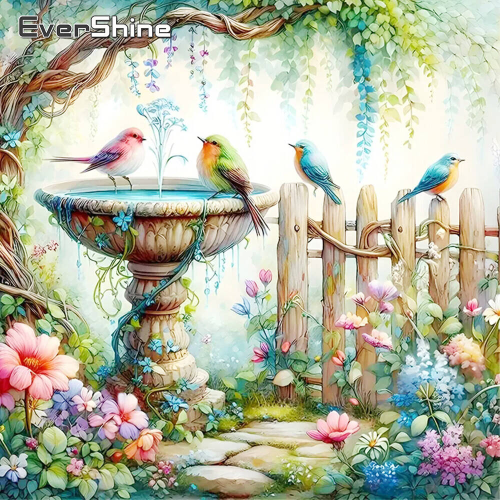 Art Craft Hobbies - Evershine paysage diamant mosaïque oiseau adapté