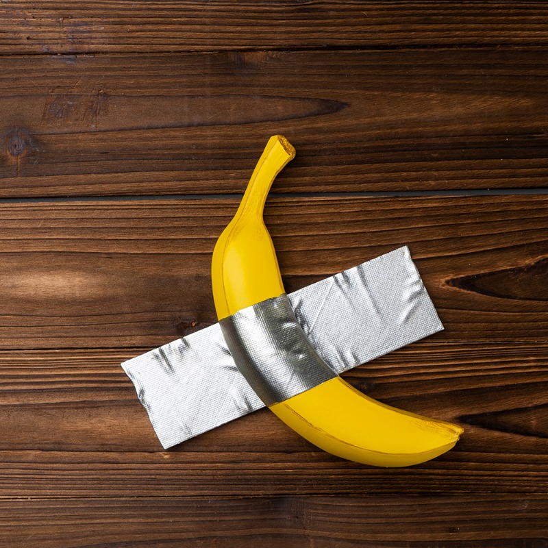 Art Craft Room Ideas - Cintre banane adhésif créatif, décoration murale