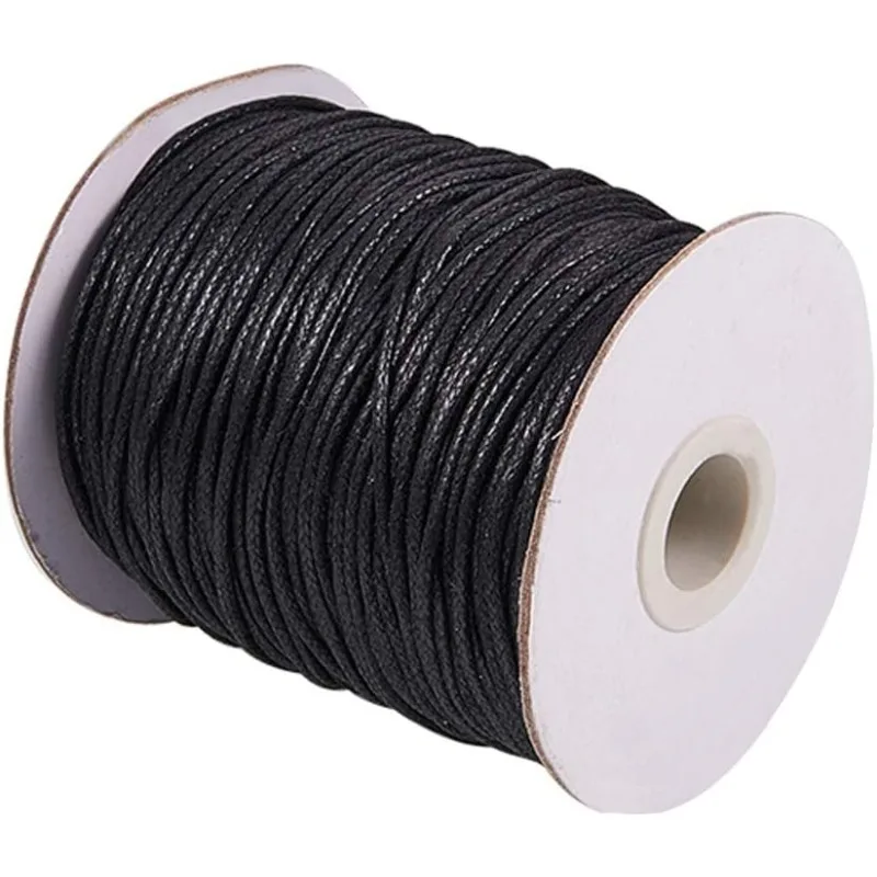 Macrame Cord Cotton - 1 rouleau 100 Yards cordon ciré