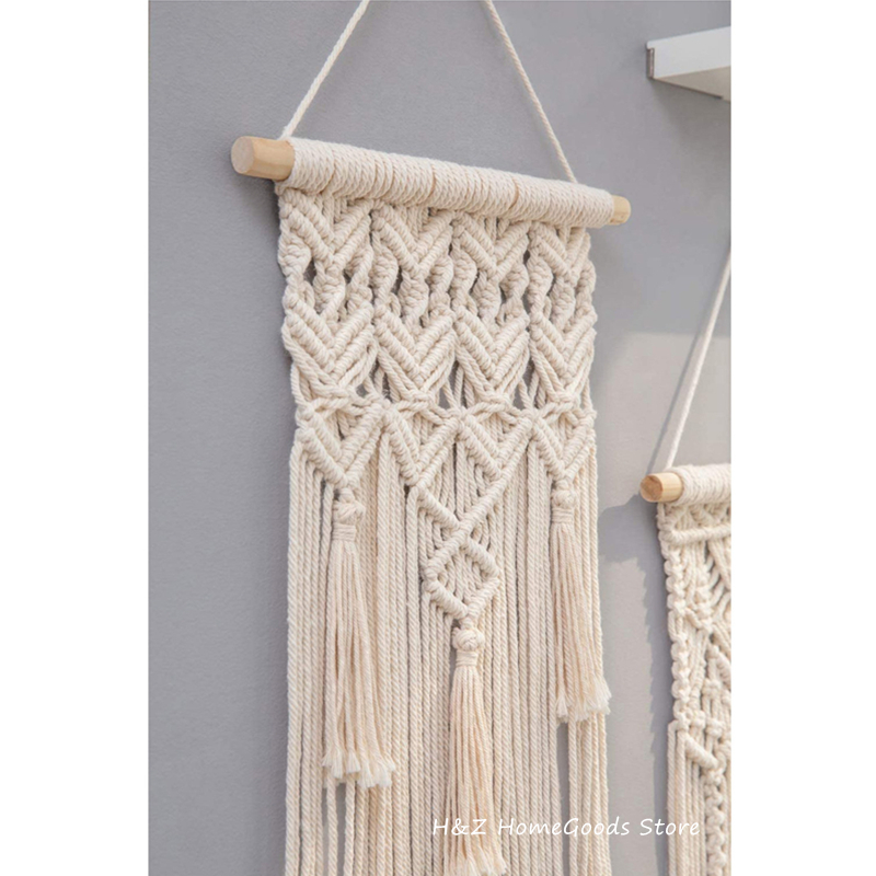 Tapisserie murale tissée en ma - Macrame Cord Cotton avis et prix