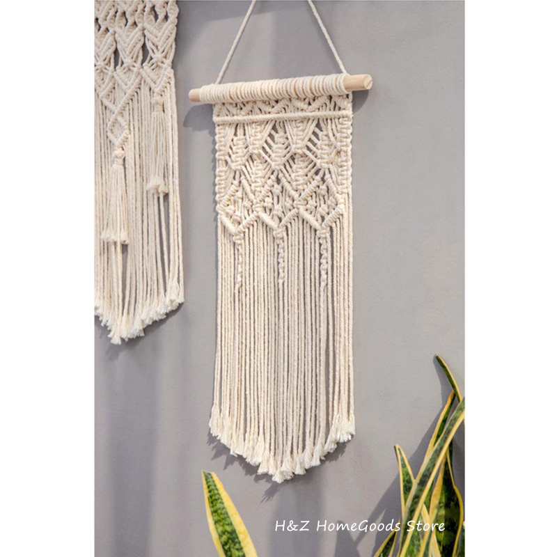 Tapisserie murale tissée en ma - Macrame Cord Cotton avis et prix