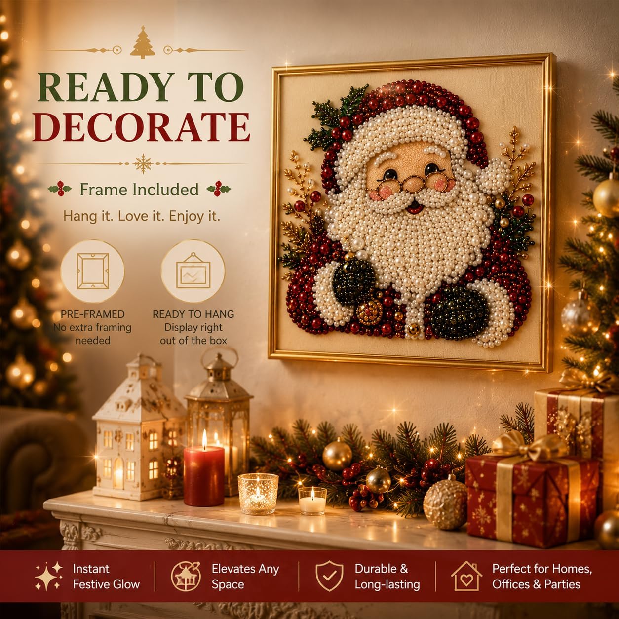 Kit de peinture diamantée de N - Art Craft Holiday avis et prix