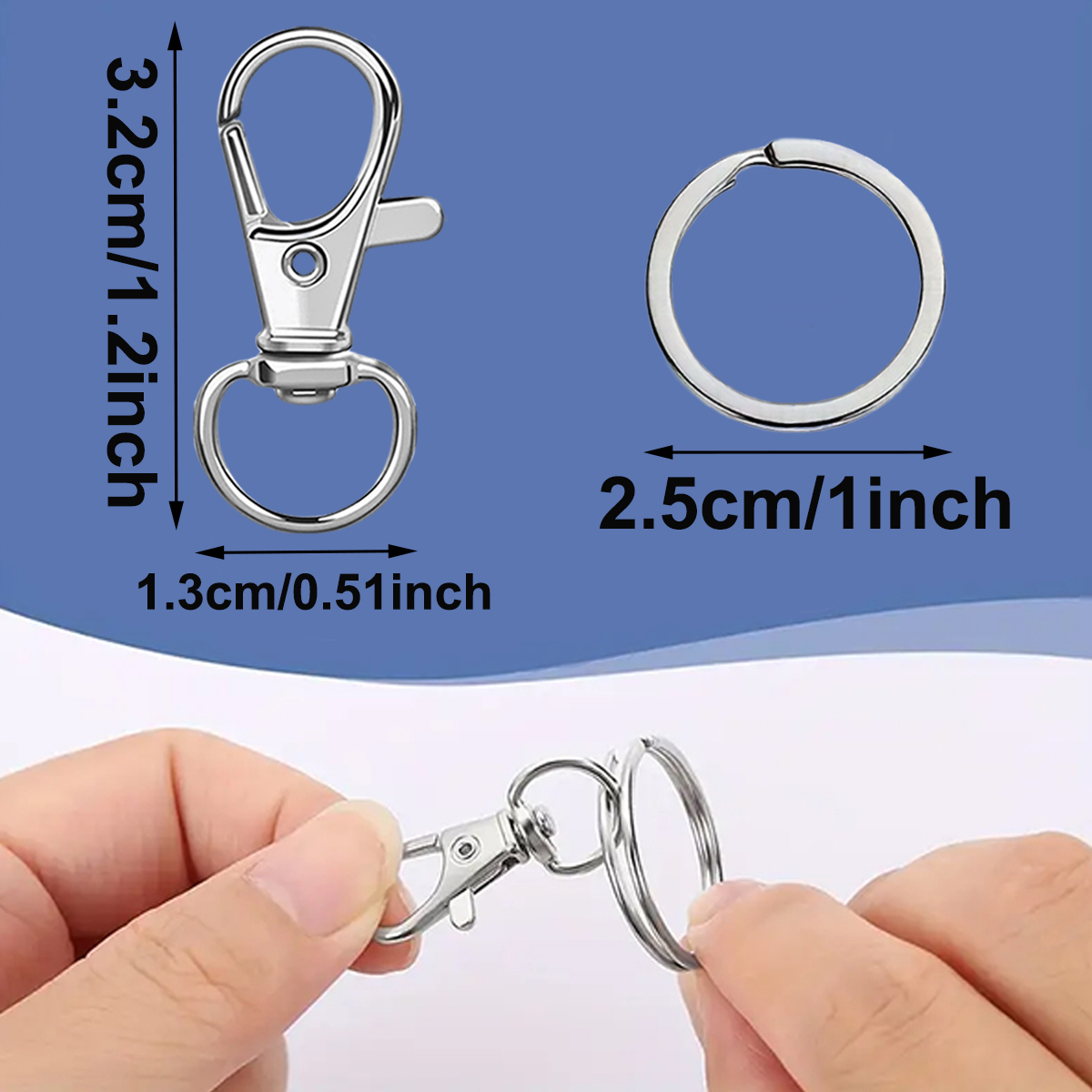 Lot de 10/20/30/50 porte-clés  - Art Craft Gifts avis et prix
