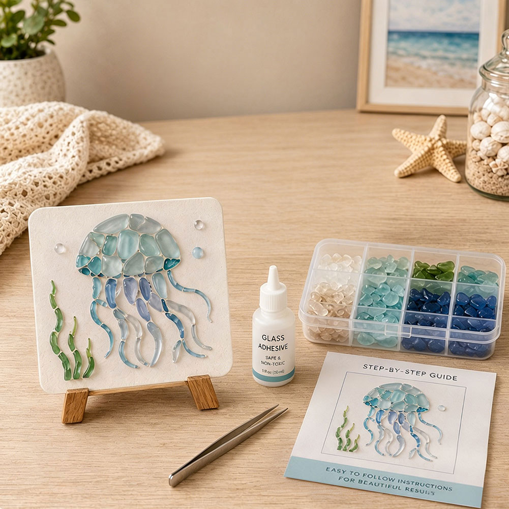 Kit d'art en verre de mer à fa - Art Craft Gifts For Adults avis et prix