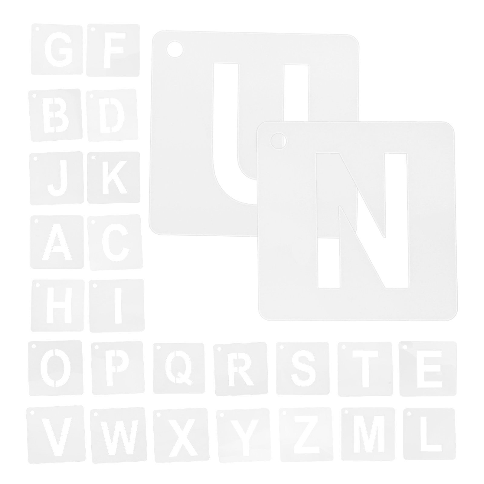 1 ensemble de pochoirs alphabe - Art And Craft Letter Z avis et prix