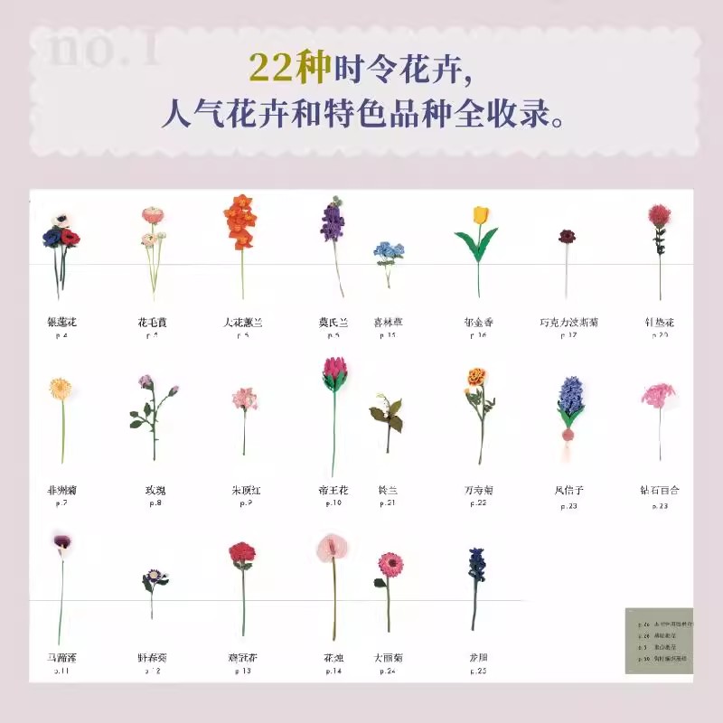 22 fleurs au crochet de taille - Art Craft Books avis et prix