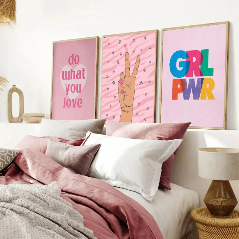 Toile d'art mural abstrait ros - Art Craft Love avis et prix