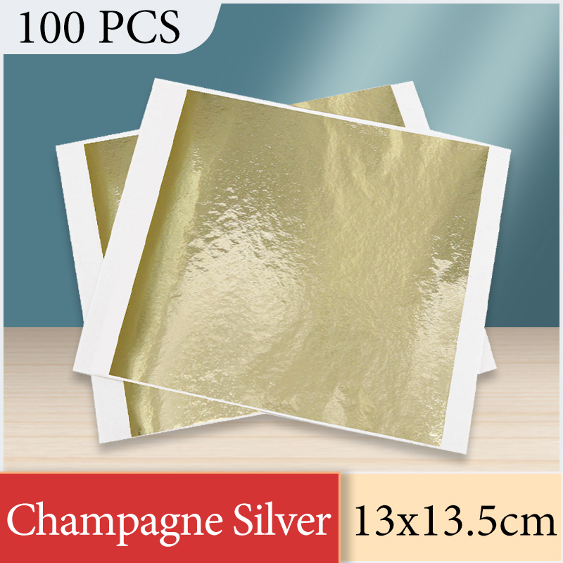 13x13.5cm Champagne Argent Feu - Art Craft Leaves avis et prix