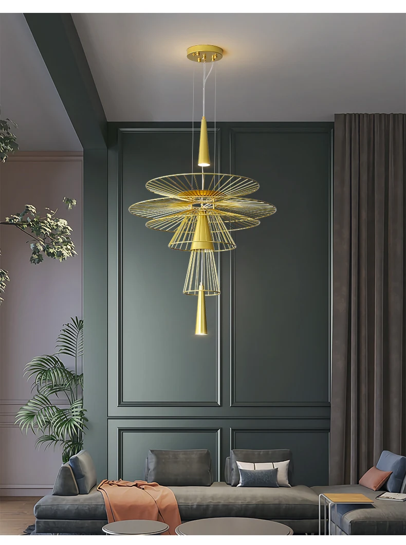 Plafonnier LED en Fer au Desig - Art Craft Restaurant avis et prix