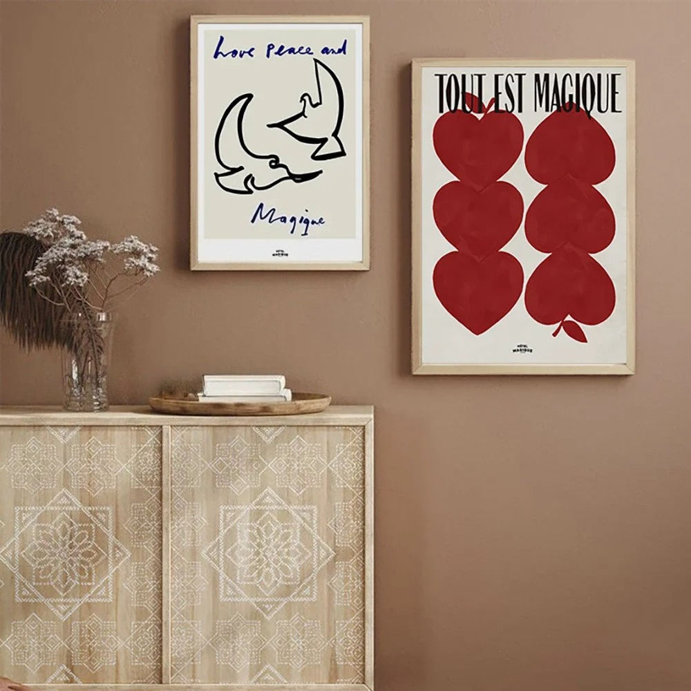 Affiche d'amour nordique moder - Art Craft Love avis et prix