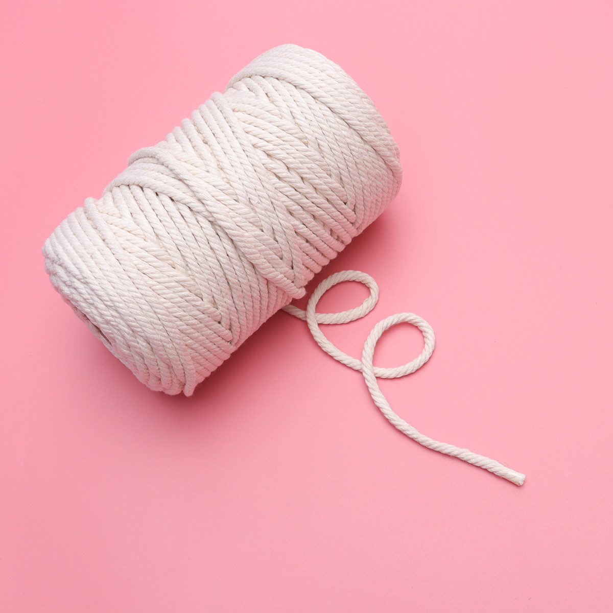 Cordon en coton naturel non bl - Macrame Cord Cotton avis et prix