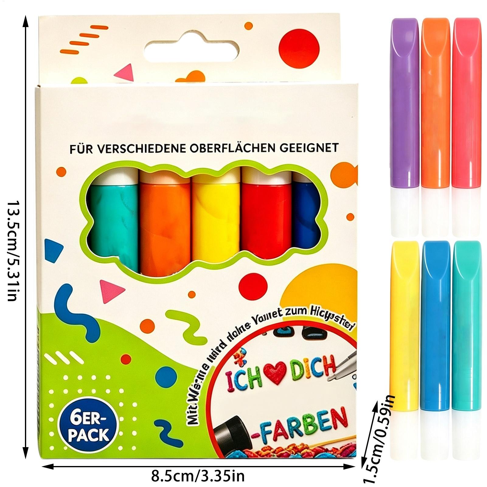 Stylo à bulles 6/12 pièces, ma - Art Craft Holiday avis et prix