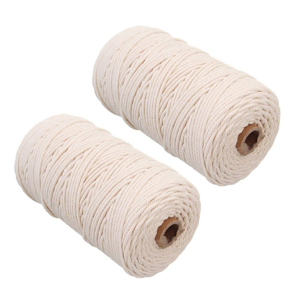 Corde en macramé 2mm 200M, cor - Macrame Cord Cotton avis et prix