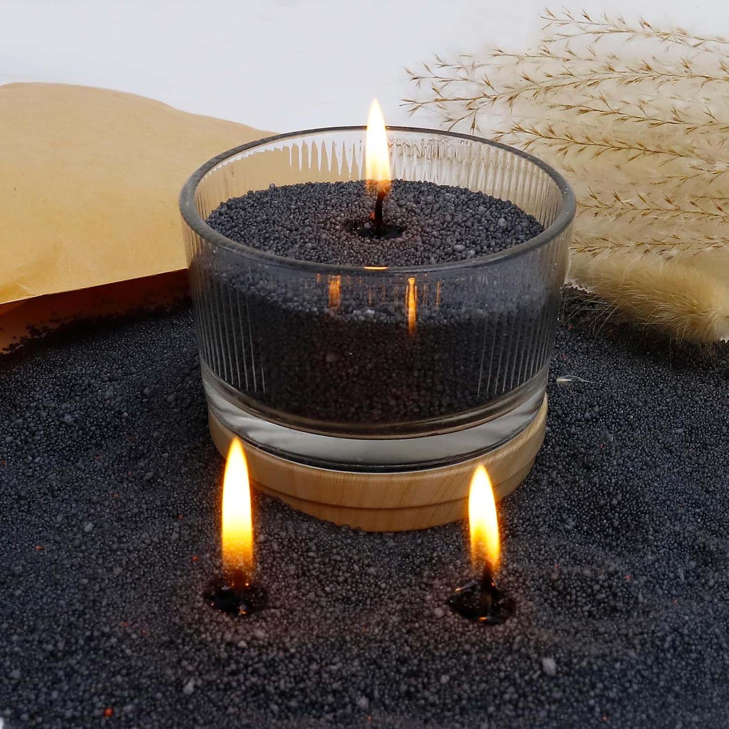 Sable noir pour bougies avec m - Candle Making Wax avis et prix