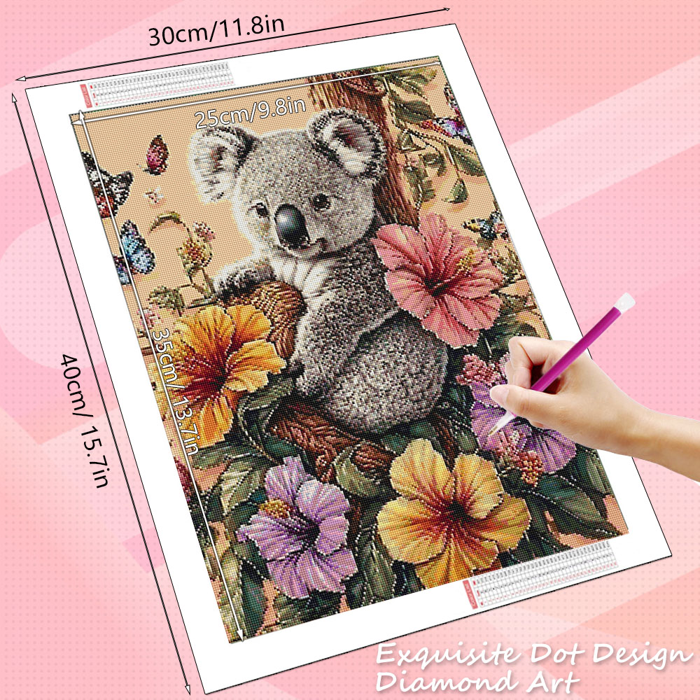 HUACAN Diamond Art Koala Anima - Art Craft Hobbies avis et prix