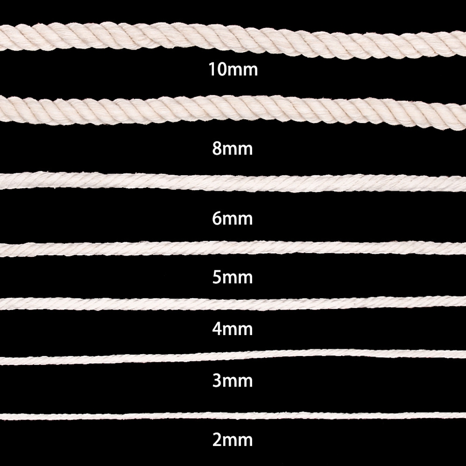 1mm-10mm 100% coton macramé co - Macrame Cord Cotton avis et prix