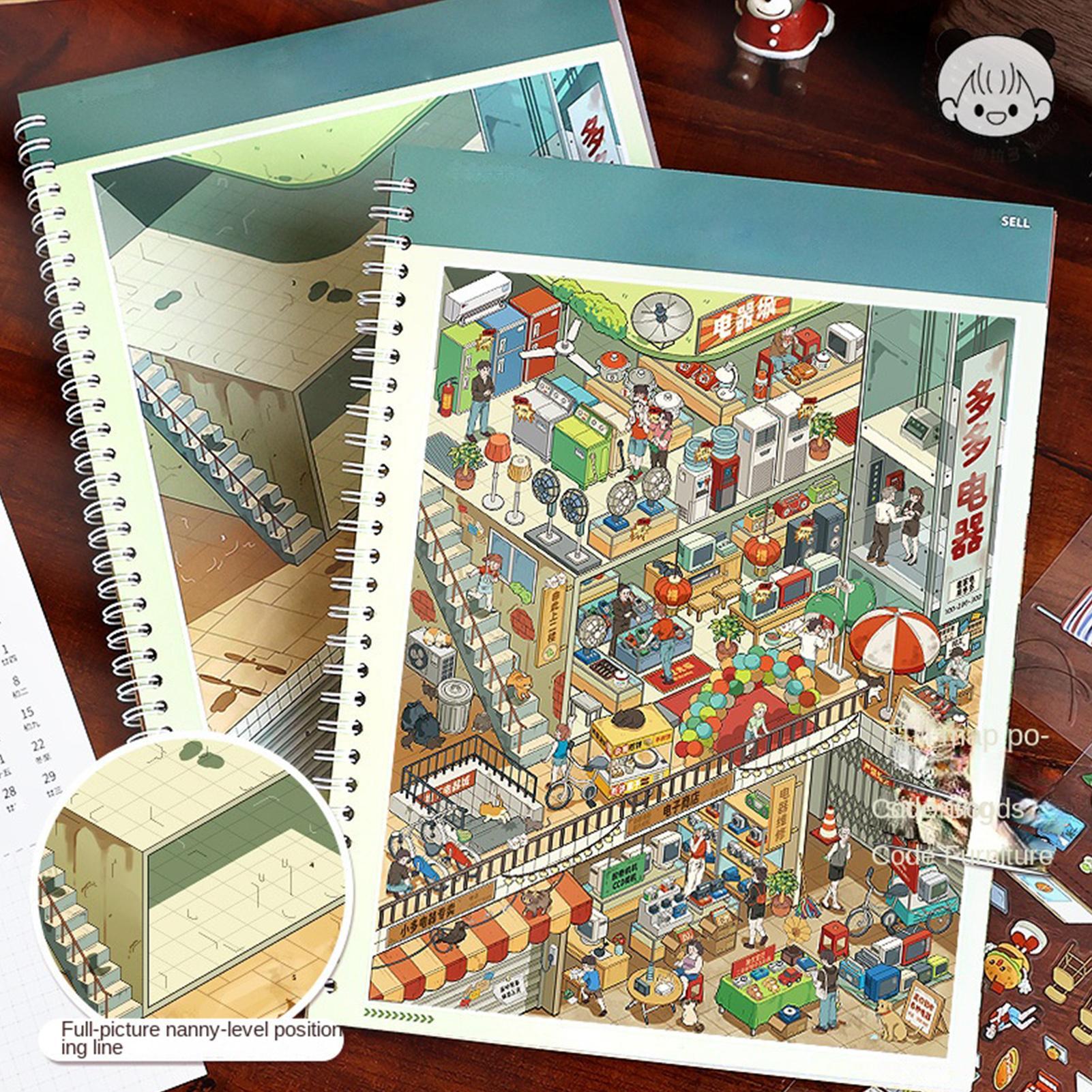 Livre d'autocollants scéniques - Art Craft Restaurant avis et prix
