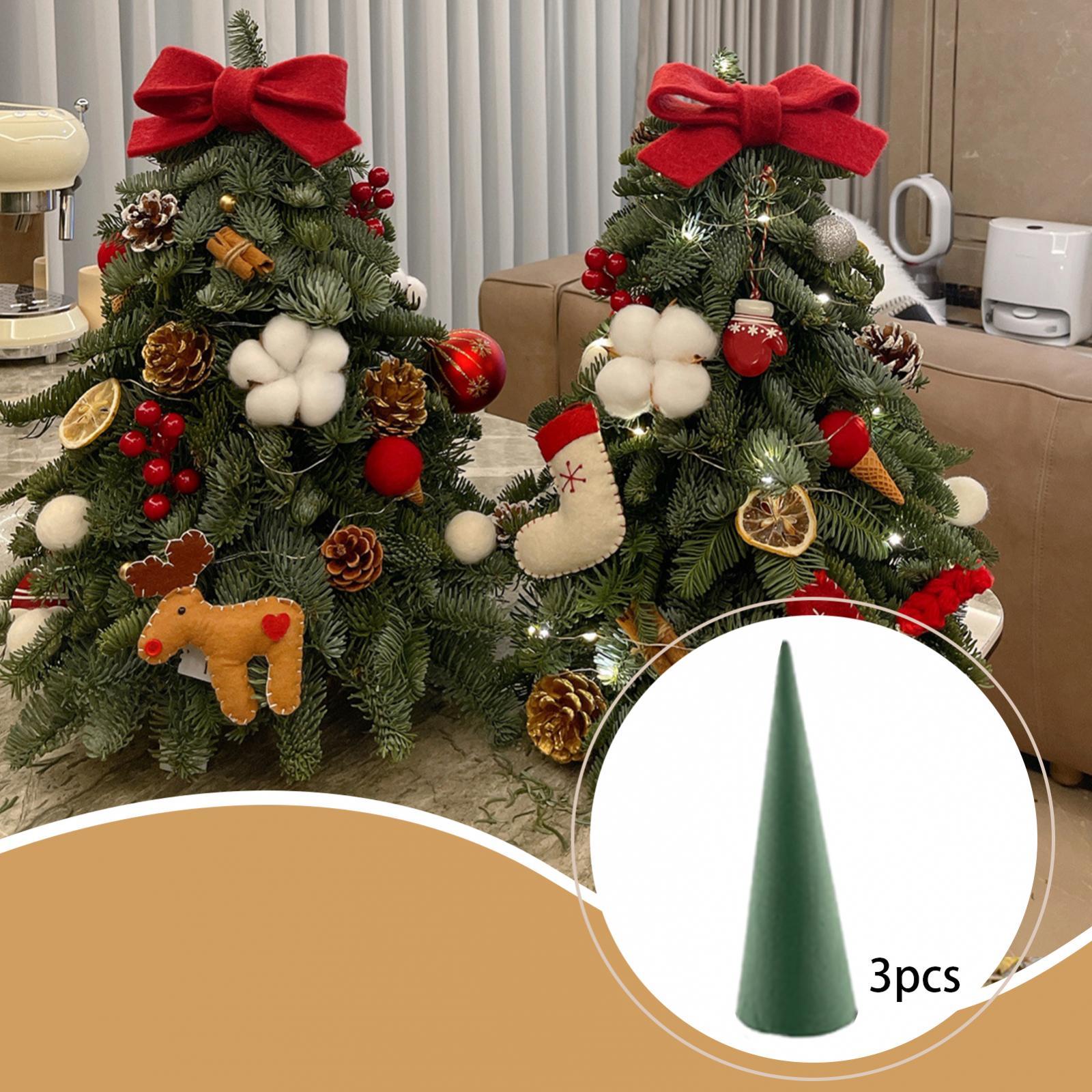 Cône d'arbre de noël à fleurs, - Art Craft Holiday avis et prix